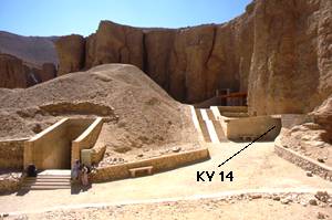 Eingang KV 14