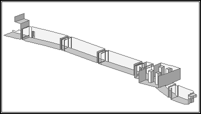 Isometrische Zeichnung von KV 15