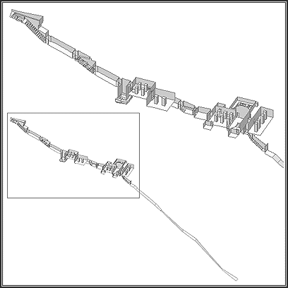 Isometrische Zeichnung von KV 17