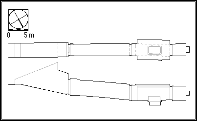 KV 1 Grundri und Schnitt