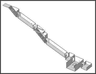 Isometrische Zeichnung von KV 23