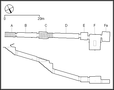 Plan von KV 23