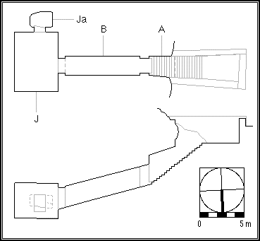 Plan von Grab KV 55