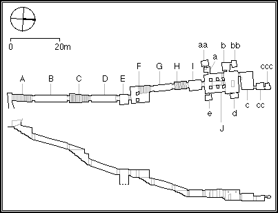 Plan von KV 57